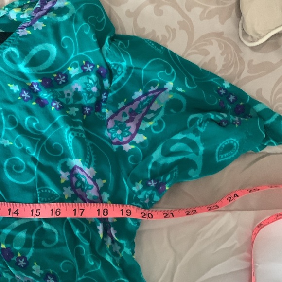 Vintage Diane Von Furstenberg Color Authority Floral Paisley Maxi Sun Dress M/L - Picture 5 of 6